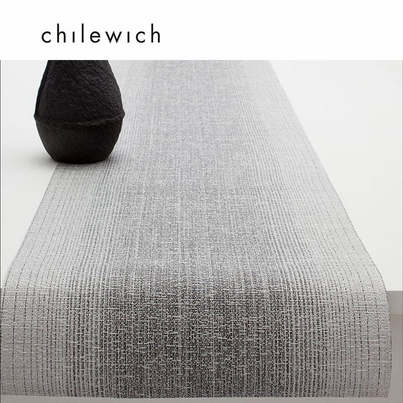 Chilewich / Ombré 光影系列桌旗 36 × 183 cm - 銀色 - 餐桌布/桌巾/餐墊 - 塑膠 銀色