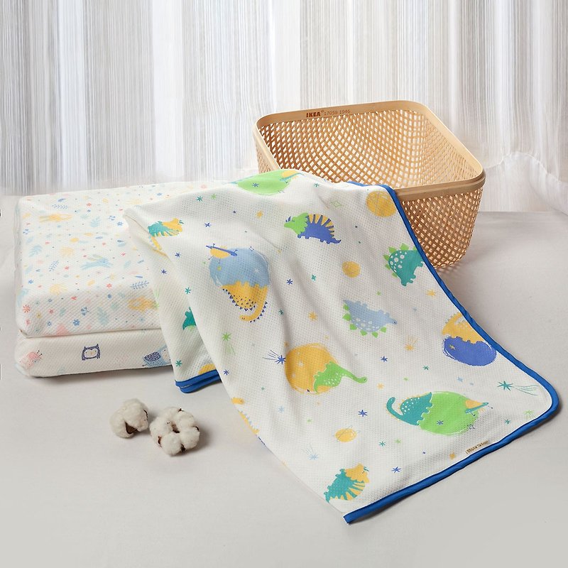 Large Practical and Breathable Cellular Hole-Patterned Baby Blanket