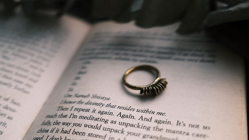 森后Sunhojewelry_海與花___層層疊疊的圓 - 戒指 - 銅/黃銅 金色