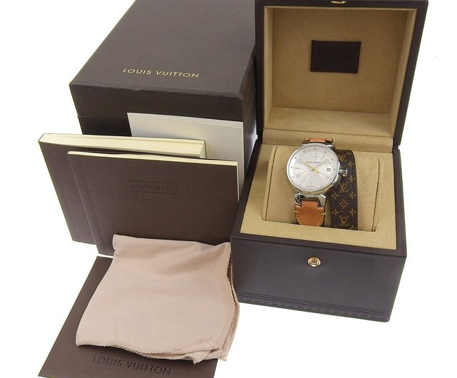 日本直送】ルイ・ヴィトン LOUIS VUITTON タンブール 腕時計 Q1313