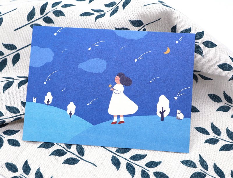 Postcard-Sweet night - Cards & Postcards - Paper Blue