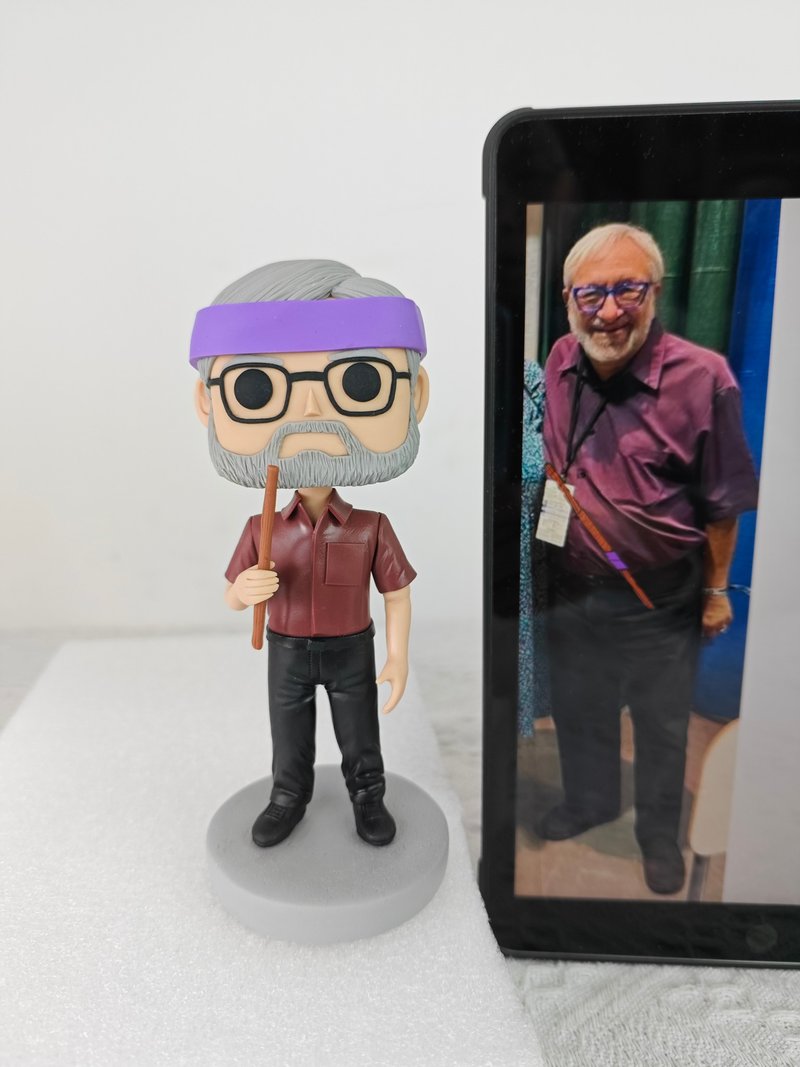【客製化3D人像公仔】訂製手工Funko Pop男生朋友老公生日禮物 - 公仔/玩偶 - 黏土 多色