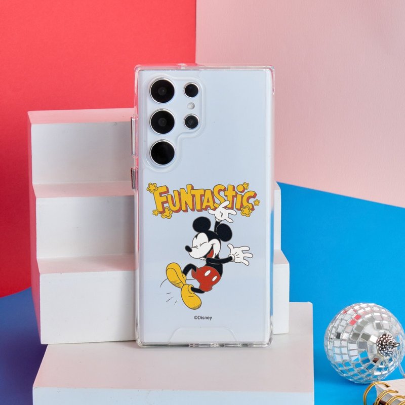 Disney經典復古歡樂防摔透明SAMSUNG手機殼 - 手機殼/手機套 - 塑膠 多色