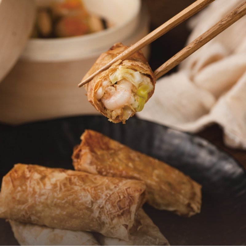 [Good Food] Witch Hazel Shrimp Tofu Skin Roll (10pcs/450g) - Prepared Foods - Other Materials Khaki