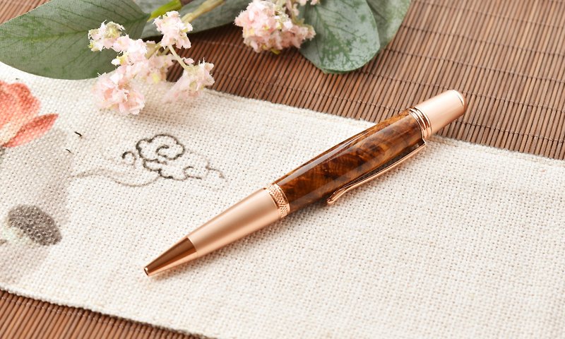 Star Personality Rose Gold (Tochigi, Vietnam) - Rollerball Pens - Wood Brown