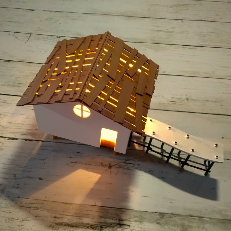 Pire15 桟橋のある風景 - 擺飾/家飾品 - 木頭 咖啡色