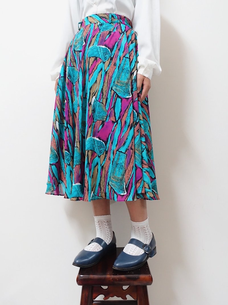 Awhile一時 | Vintage 半身裙 no.75 - 裙子/長裙 - 聚酯纖維 多色