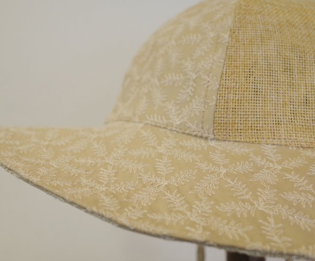 Japanese cloth-hexagon round cap Khaki khaki/sun hat/hiking cap/camping  hat/outdoor hat - Shop chfashion2010 Hats & Caps - Pinkoi