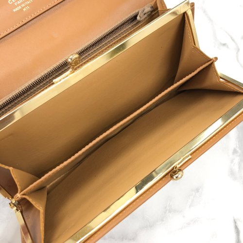 日本直送 名牌中古包 】CELINE セリーヌ マカダム トリオンフ 長財布