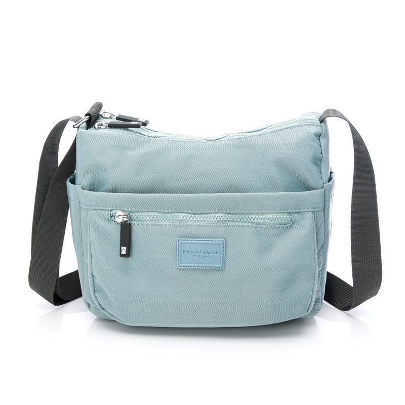 [Kim Anderson] Sweet Journey Boat Shape Casual Side Bag - Light Lake Blue - กระเป๋าแมสเซนเจอร์ - ไนลอน สีน้ำเงิน