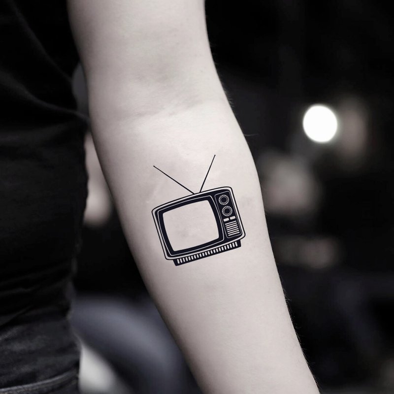 TV Temporary Fake Tattoo Sticker (Set of 2) - OhMyTat