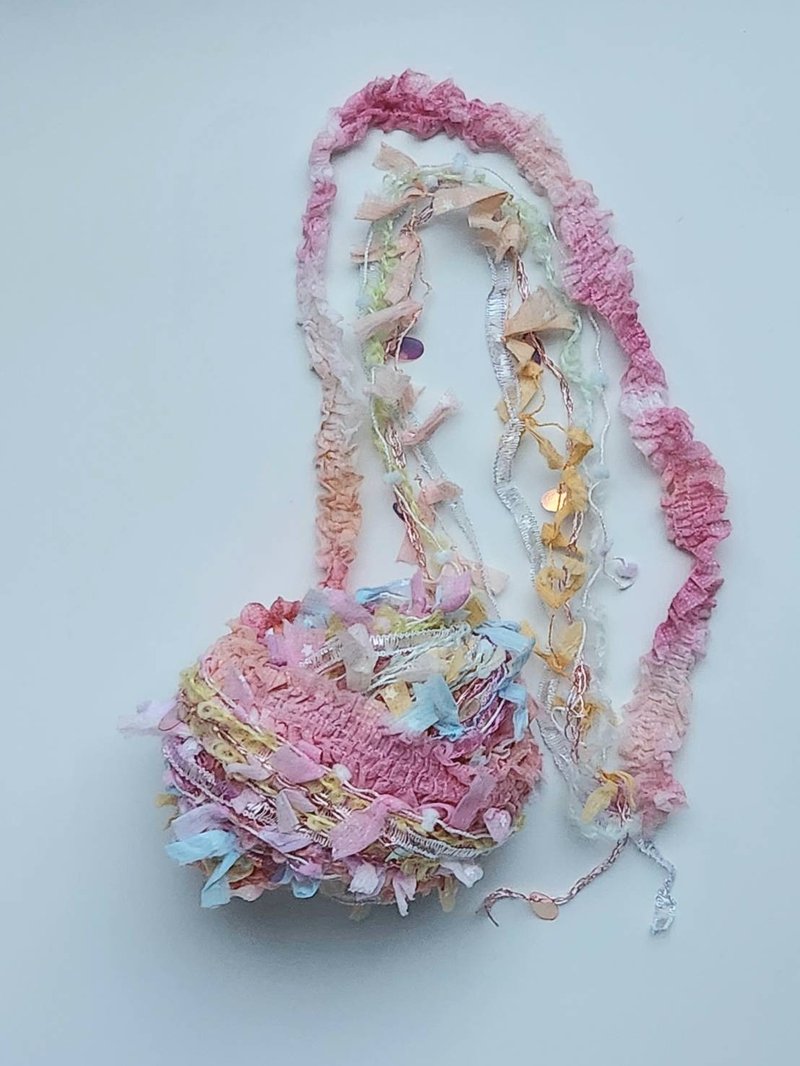 日本混合紗線 280公分 ( 8.4g ) - 編織/刺繡/羊毛氈/縫紉 - 其他人造纖維 粉紅色