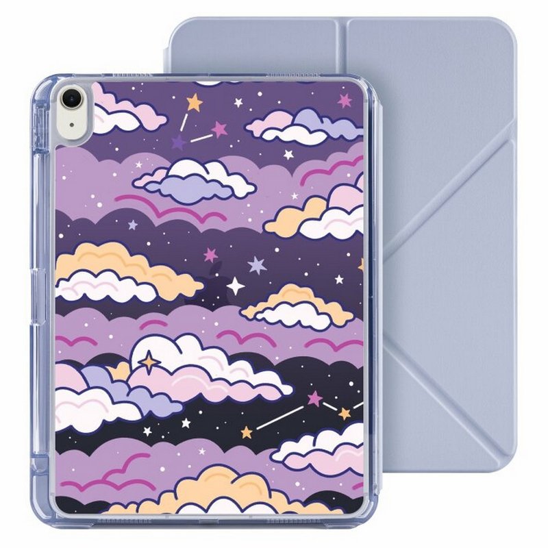 Magical Clouds iPad Air 11/pro13可拆式防摔透明筆槽摺套ipad - 平板/電腦保護殼/保護貼 - 塑膠 多色