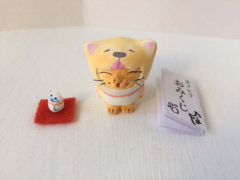 新春福袋　今年こそ干支になりたい猫さんセット　黄トラ - 玩偶/公仔 - 黏土 黃色