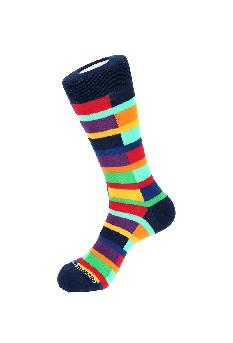 Color Block Socks, by Unsimply Stitched
