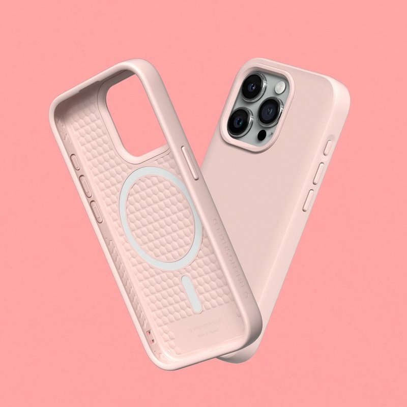 SolidSuit (MagSafe compatible) super magnetic phone case/Sakura pink for iPhone series - Phone Cases - Plastic Pink