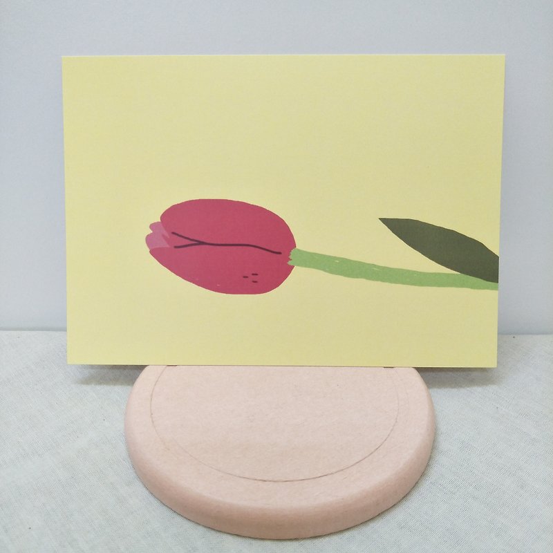 Postcard | Tulip Oil Painting - การ์ด/โปสการ์ด - กระดาษ 