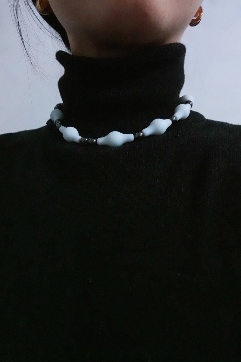 Opalescent Bloom－Domino Effect - 項鍊 - 不鏽鋼 