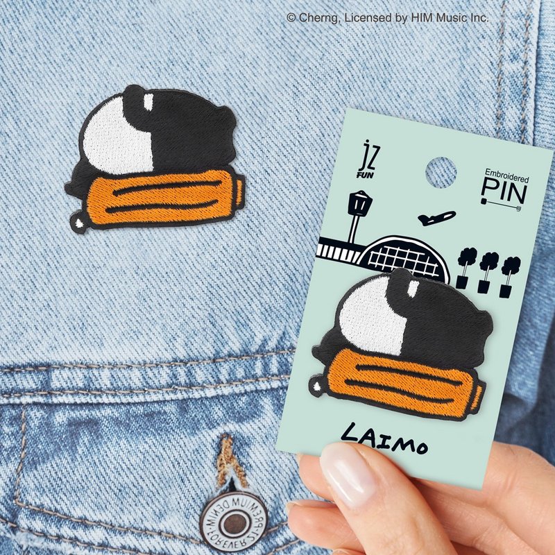 JzFun / LAIMO 刺繡造型別針(等待) - 其他 - 繡線 多色