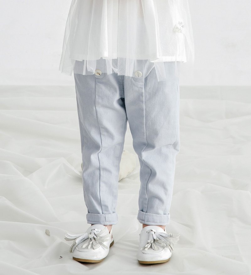 BIR童裝 | 精緻直筒褲 - 男/女童長褲/短褲 - 棉．麻 多色