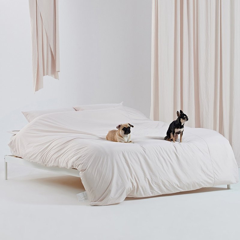 Korea Gitden Pet Anti-Mite Antibacterial Bed Bag – Oatmeal Apricot - เครื่องนอน - ไฟเบอร์อื่นๆ หลากหลายสี