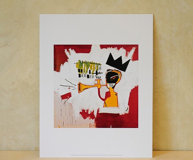 アートハンギング】ジャン＝ミシェル・バスキア｜トランペット