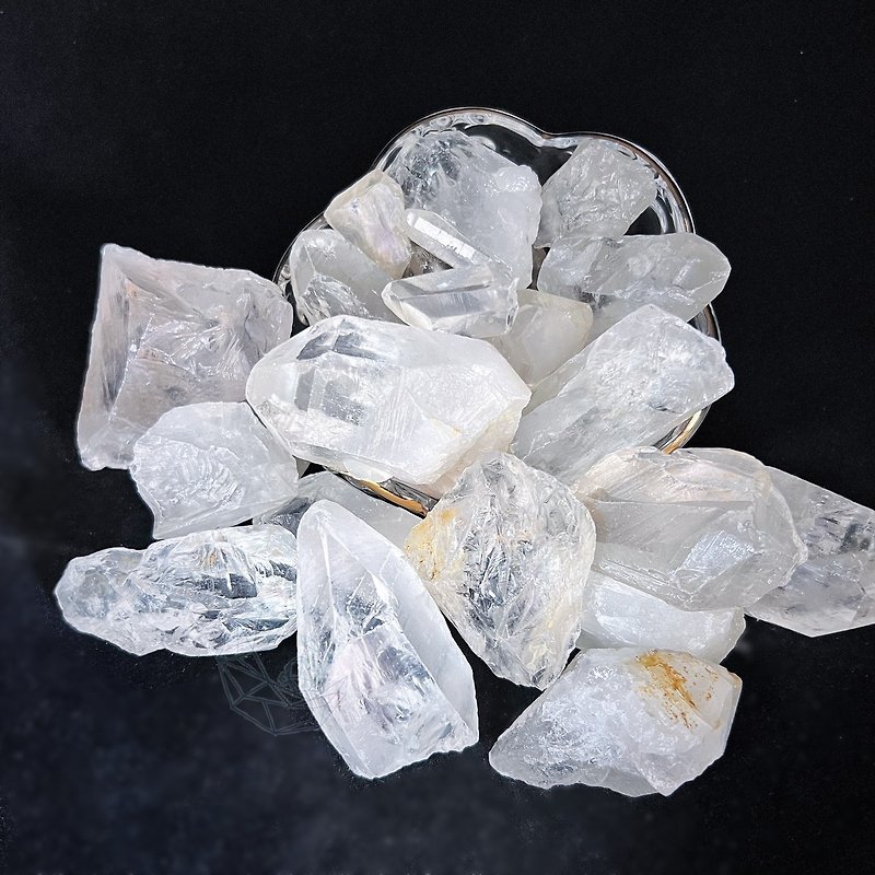 White crystal raw ore nirvana database raw ore 100g degaussing crystal symbiotic black mica mine - Other - Crystal White