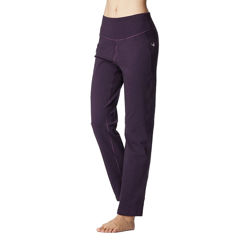 [MACACA] Beauty-shaped thin abdomen elegant life trousers - ATG7692 purple twist - Women's Yoga Apparel - Nylon Purple