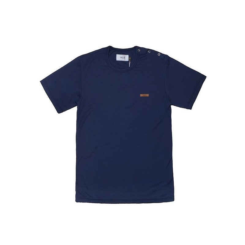oqLiq - one way T-shirts - Nephrite - Shoulder 開肩玉纖維T - T 恤 - 其他材質 多色