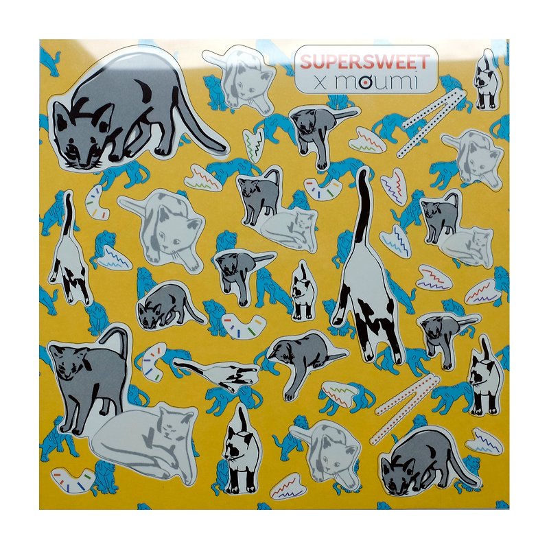 Tigers Sticker - สติกเกอร์ - พลาสติก ขาว