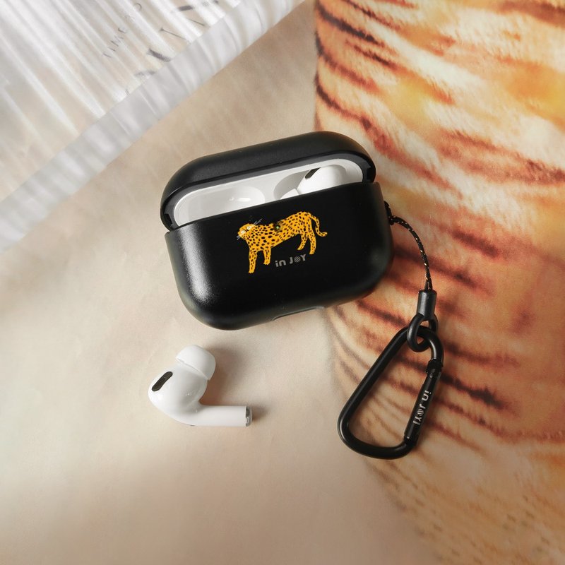 AirPods Case, Happy leopard, PC+TPU Case For AirPods2/AirPods Pro/AirPods 3 - ที่เก็บหูฟัง - พลาสติก หลากหลายสี