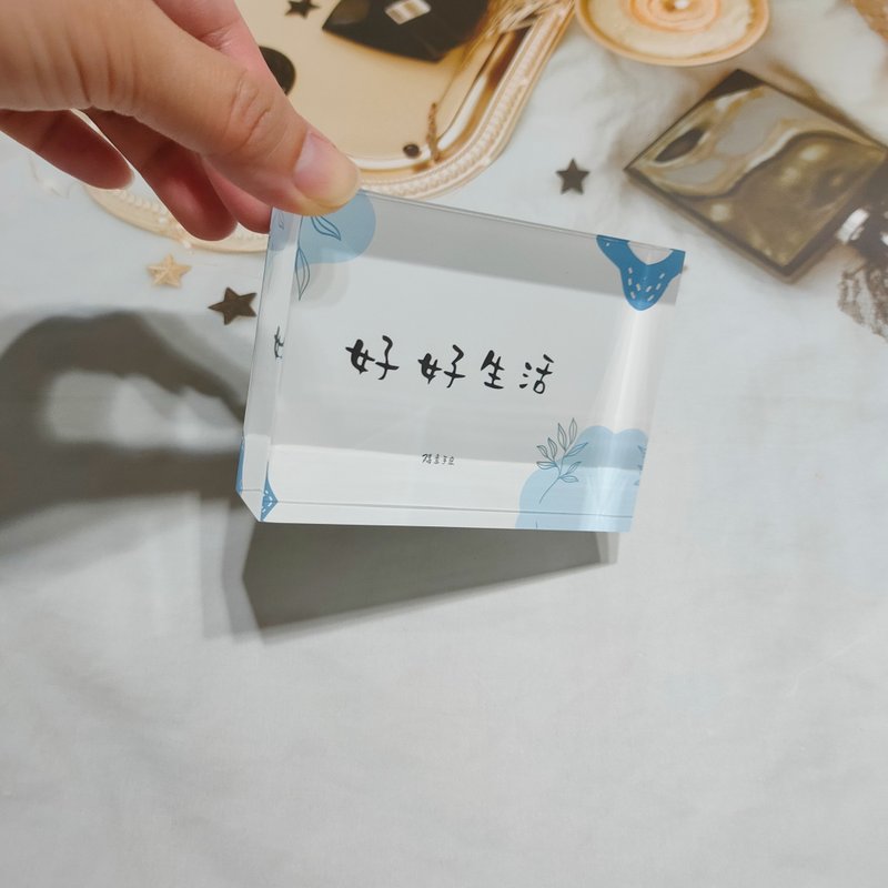 【手寫客製品】精緻水晶畫 - 其他 - 其他材質 