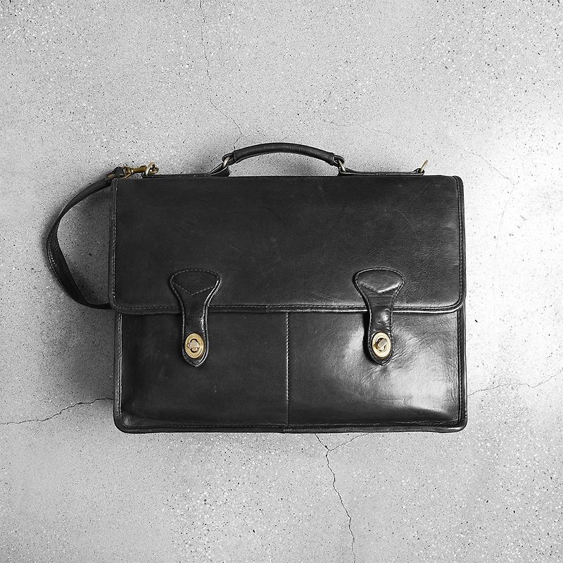 Coach Vintage Handbag - กระเป๋าเอกสาร - หนังแท้ สีดำ