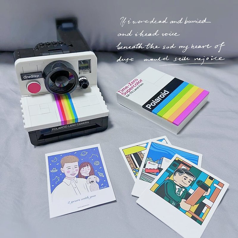//Add-on products//Siyan Hui Polaroid style photo card - Cards & Postcards - Paper Multicolor