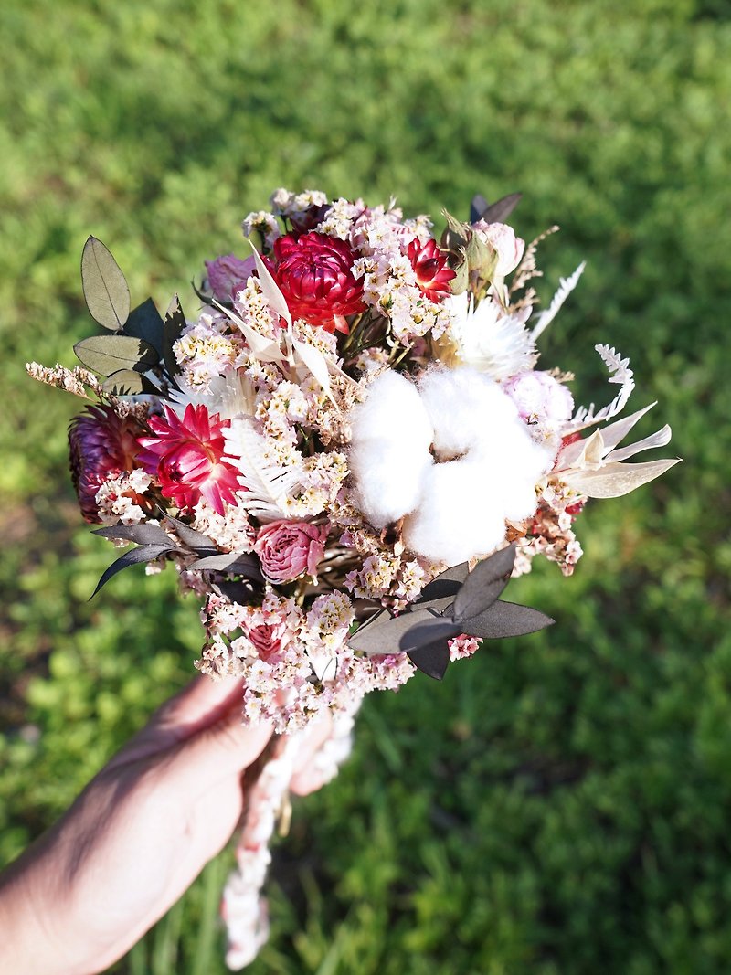 Dry immortal bouquet/bridal bouquet/gift/customized/bouquet/bouquet/Mother’s Day - ช่อดอกไม้แห้ง - พืช/ดอกไม้ หลากหลายสี