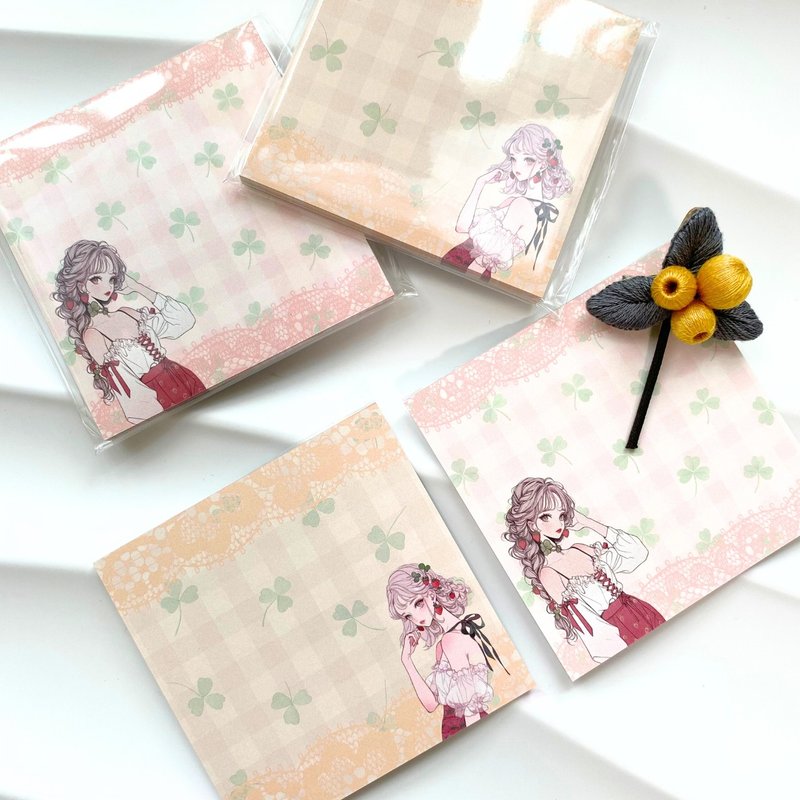 Square Memo Pad　フルカラー印刷メモパッド　全2種 - 筆記本/手帳 - 紙 