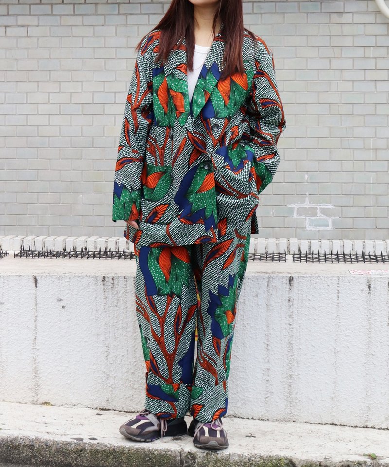 AFRICA ROLLUP PANTS【SPROUTS / KEEP A BIRD】 - 中性長褲/短褲 - 聚酯纖維 