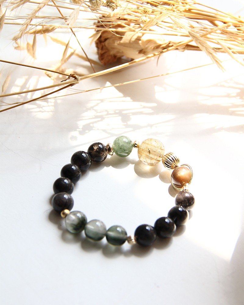 Designed bracelet for attracting wealth and relieving burdens with confidence - สร้อยข้อมือ - คริสตัล หลากหลายสี
