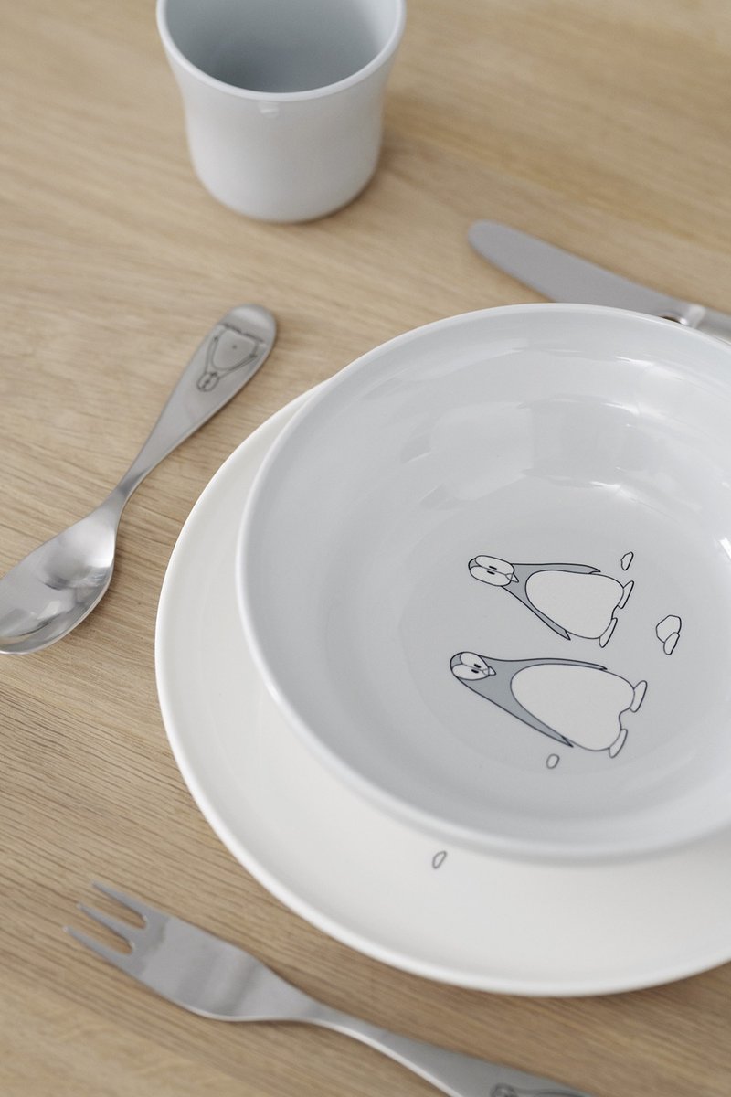 【Stelton】 Pingo兒童刀叉匙三件組 - 刀叉/湯匙/餐具組 - 不鏽鋼 