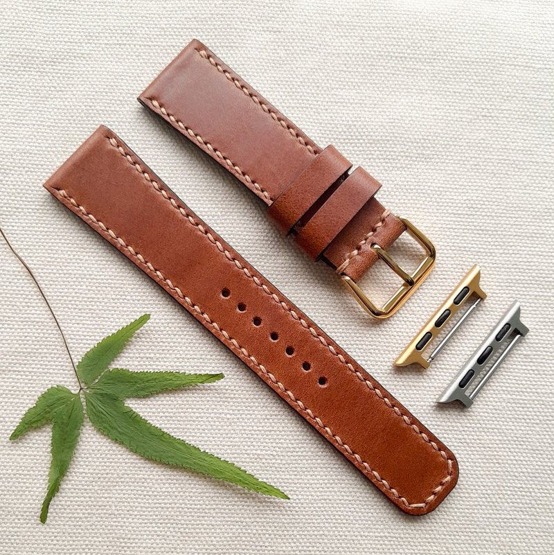 apple watch錶帶 / 手工皮革錶帶 / 訂製錶帶 - 錶帶 - 真皮 