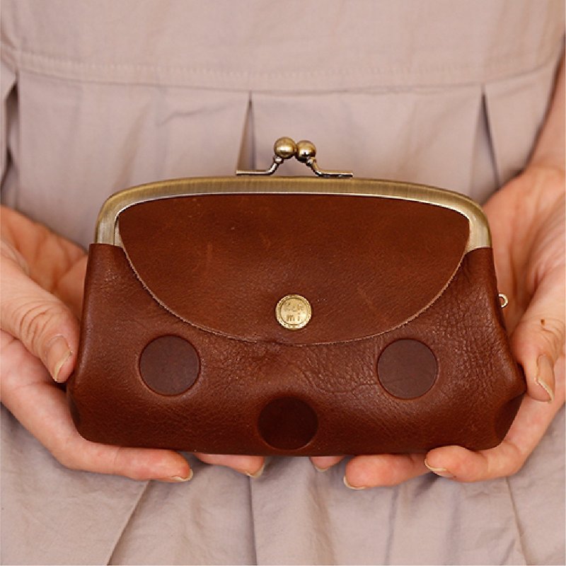 Japan Kanmi. - Candy Series Vintage Gold Bag - Wallets - Genuine Leather 
