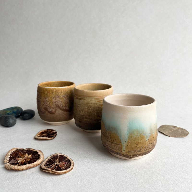 寂林。手工陶杯 茶杯 お湯吞 茶具 茶道具 陶藝茶器 母親節禮物 - 茶壺/茶杯/茶具 - 陶 多色