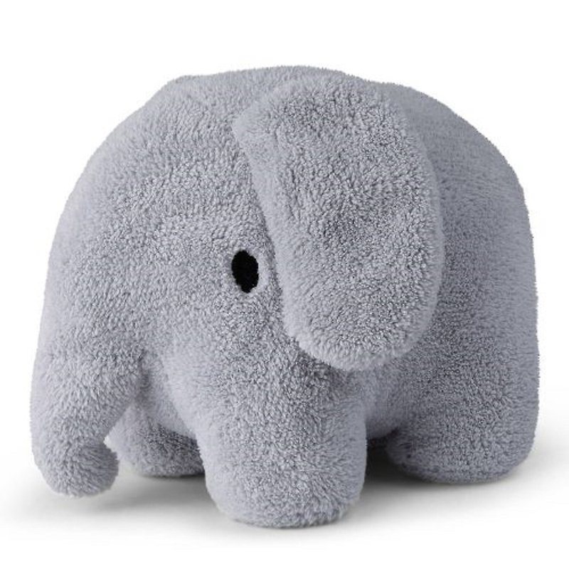 Bon Ton Toys | Elephant Terry Light Grey - 27cm - Stuffed Dolls & Figurines - Other Materials Gray