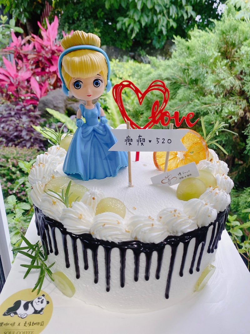 Customized Princess Cake Fruit Cake Dessert Self Pickup Gift Birthday Cake - เค้กและของหวาน - อาหารสด 