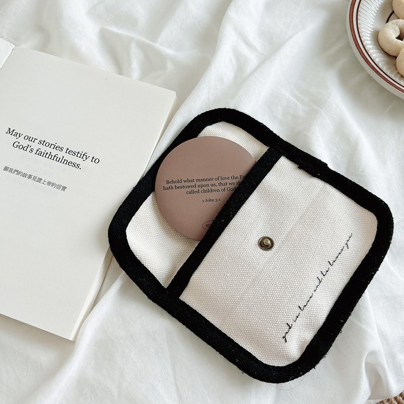 JIN CHA GOD-隨身鏡 你看父賜給我們是何等的慈愛/文創/基督/聖誕 - 彩妝刷具/鏡子/梳子 - 玻璃 