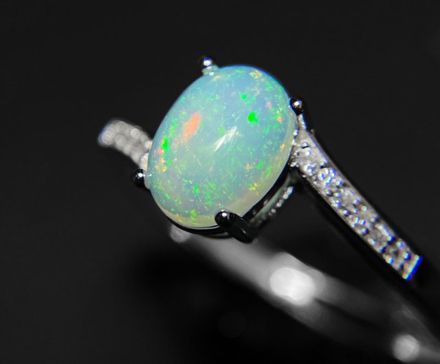 2個で15%オフ |アフリカンオパールスターリングシルバーリング