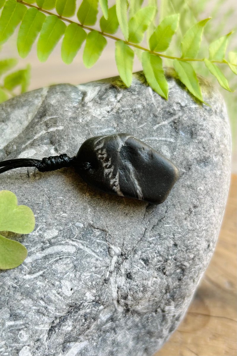 Nature's original creation & a small algae fossil, one object, one picture - Charms - Stone 