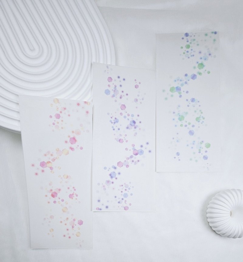 Hexagonal Bokeh Tracing Paper - 筆記本/手帳 - 紙 多色