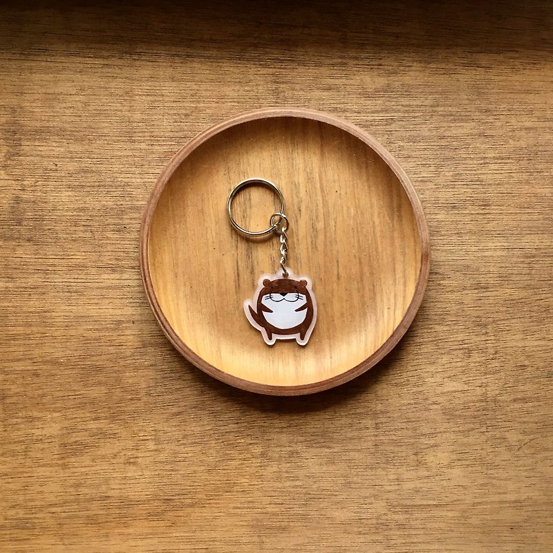 Otter key ring - デ ブ animals - Keychains - Plastic Brown