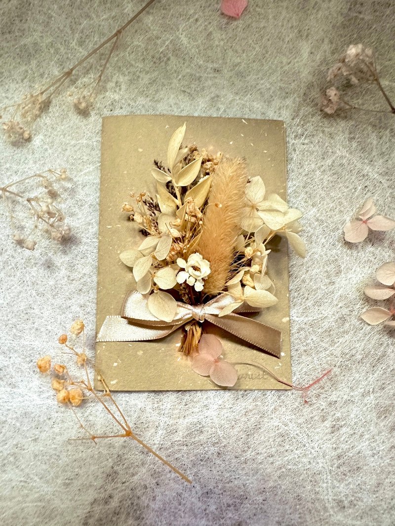 [Designer exclusive] Embossed bookmark - Dried Flowers & Bouquets - Plants & Flowers 